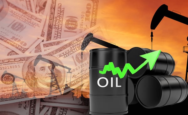 oil  and money stock photo